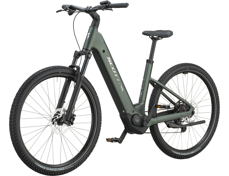 Scott Axis 40 Wave Electric Hybrid Bike 2027 in Kelp Green-3