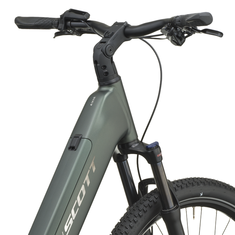 Scott Axis 40 Wave Electric Hybrid Bike 2027 in Kelp Green-8