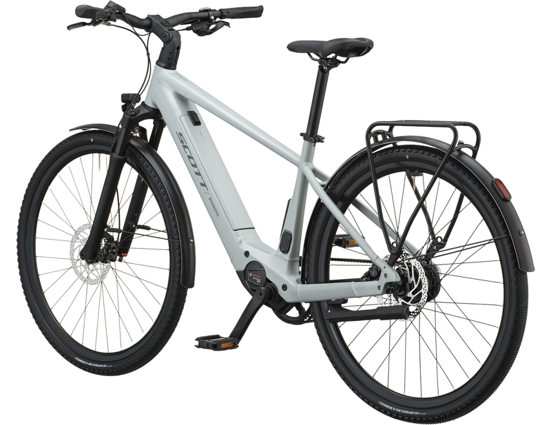Scott Passage 10 Belt Electric Hybrid Bike 2027 in Cloud Grey-1