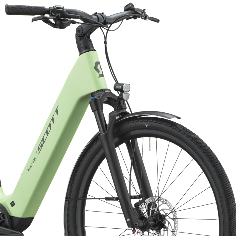 Scott Passage 10 Belt Wave Electric Hybrid Bike 2027 in Paradise Green-4