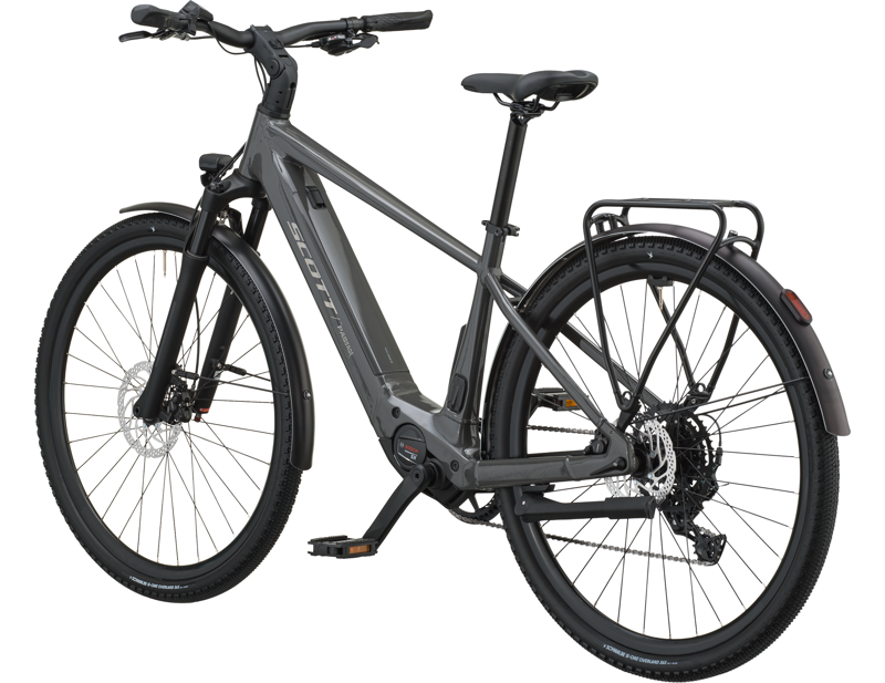 Scott Passage 20 Electric Hybrid Bike 2027 in Cinder Grey-1
