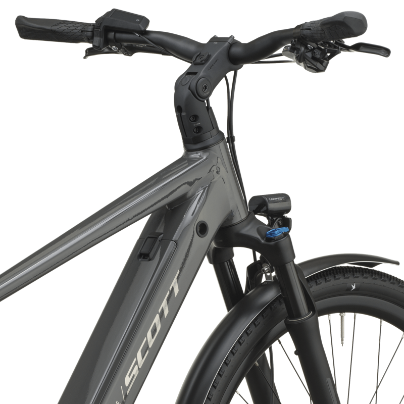 Scott Passage 20 Electric Hybrid Bike 2027 in Cinder Grey-6