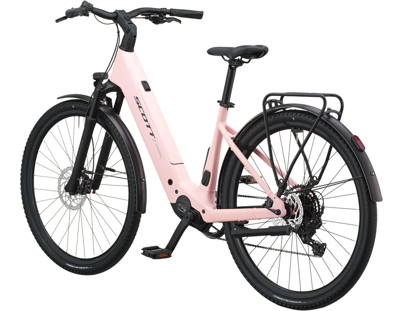 Scott Passage 20 Wave Electric Hybrid Bike 2027 in Dogwood Pink-1