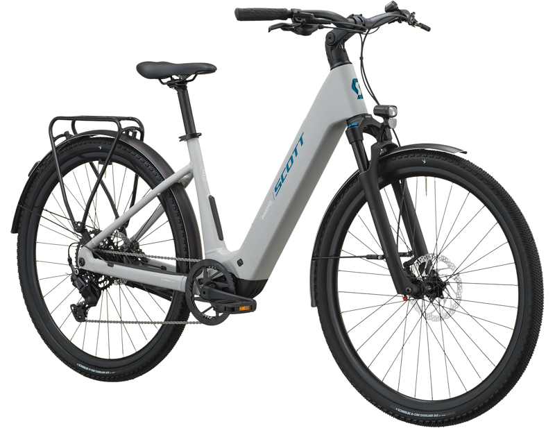 Scott Passage 20 Wave Electric Hybrid Bike 2027 in Signal Grey-2