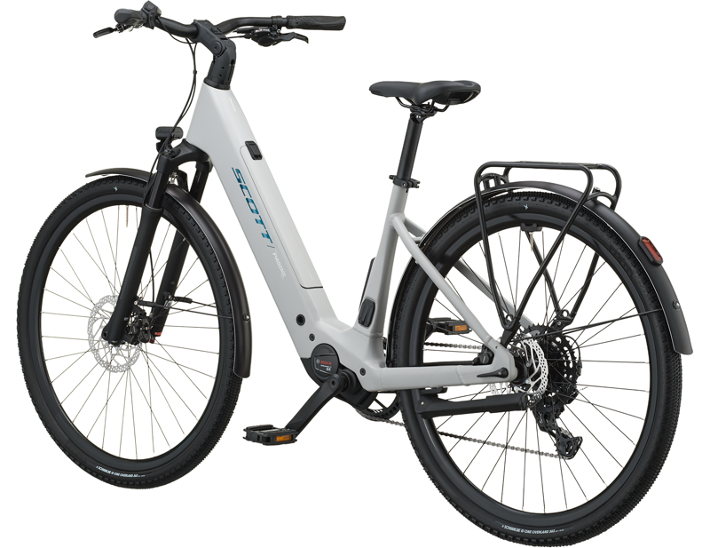 Scott Passage 20 Wave Electric Hybrid Bike 2027 in Signal Grey-1