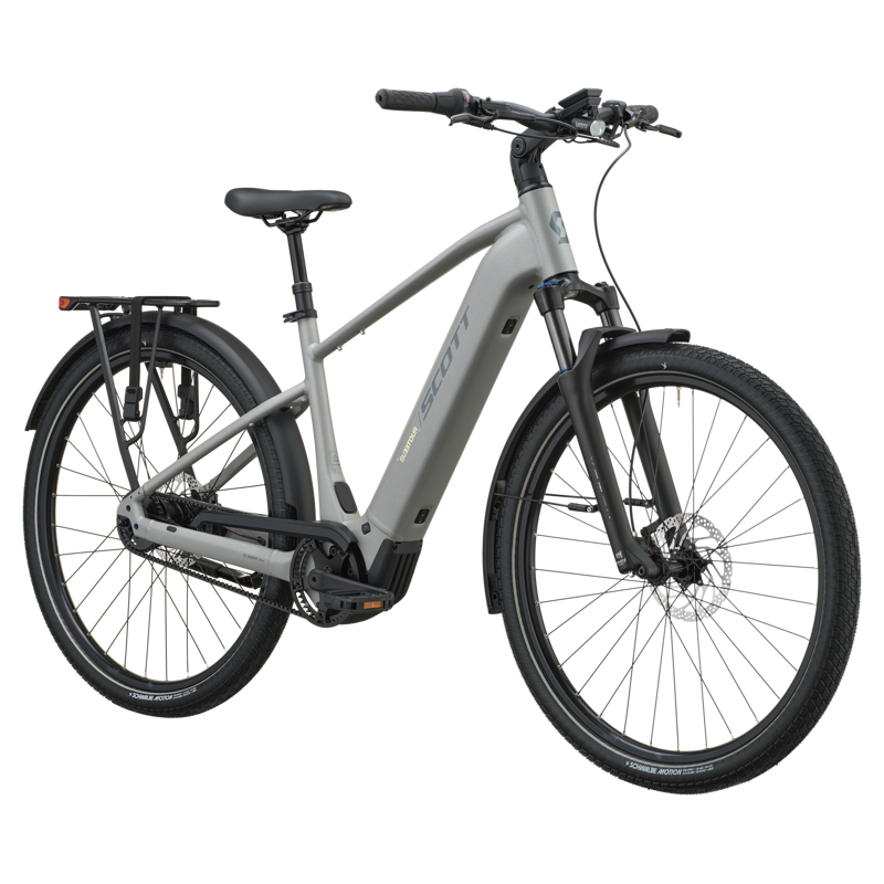 Scott Sub Tour 10 Electric Hybrid Bike 2027 in Celestial Silver-1