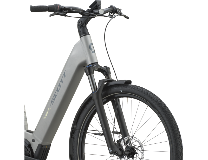 Scott Sub Tour 10 Wave Electric Hybrid Bike 2027 in Celestial Silver-4