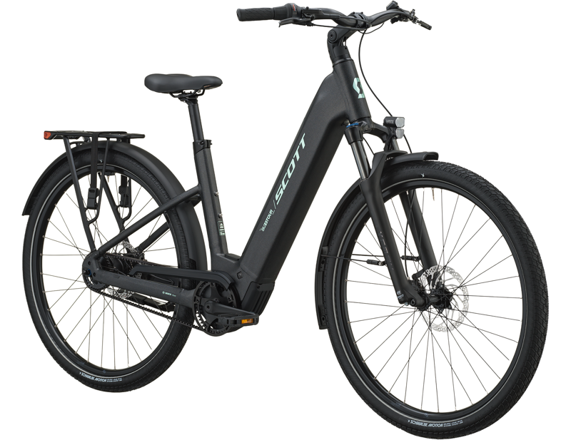 Scott Sub Tour 20 Wave Electric Hybrid Bike 2027 in Granite Black-2