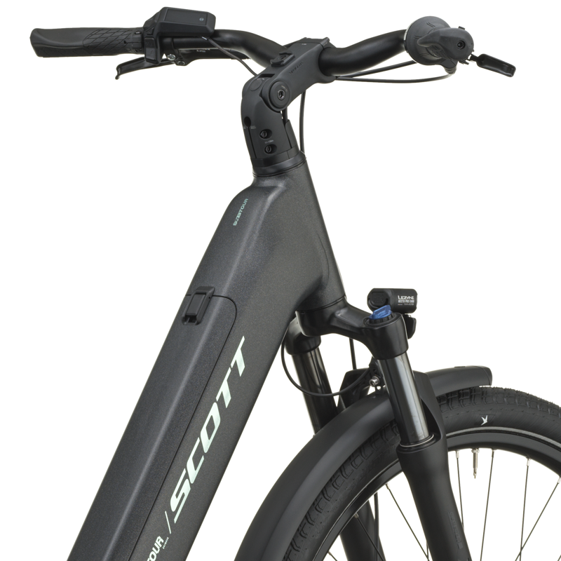 Scott Sub Tour 20 Wave Electric Hybrid Bike 2027 in Granite Black-4