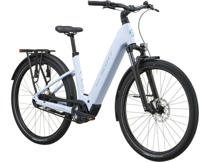 Scott Sub Tour 20 Wave Electric Hybrid Bike 2027 in Silk Blue-2