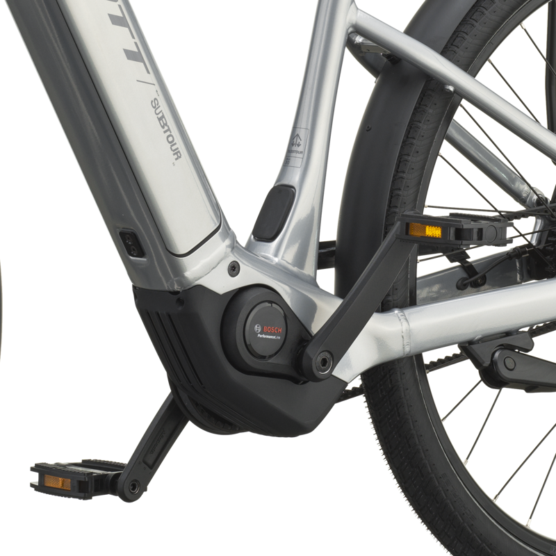 Scott Sub Tour 30 Electric Hybrid Bike 2027 in Chrome Silver-3