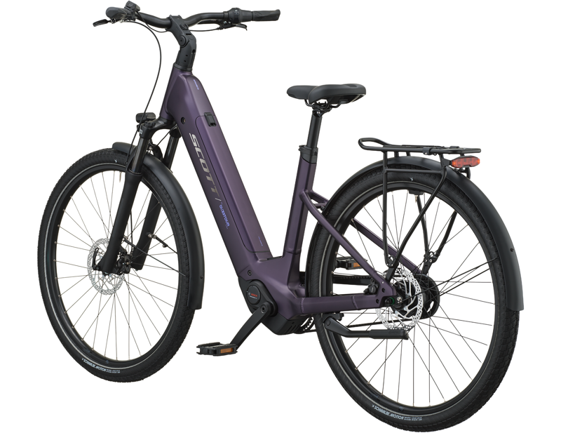 Scott Sub Tour 40 Wave Electric Hybrid Bike 2027 in Royal Purple-1