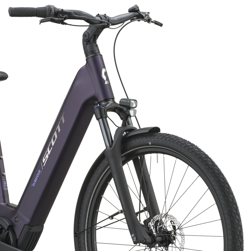 Scott Sub Tour 40 Wave Electric Hybrid Bike 2027 in Royal Purple-7