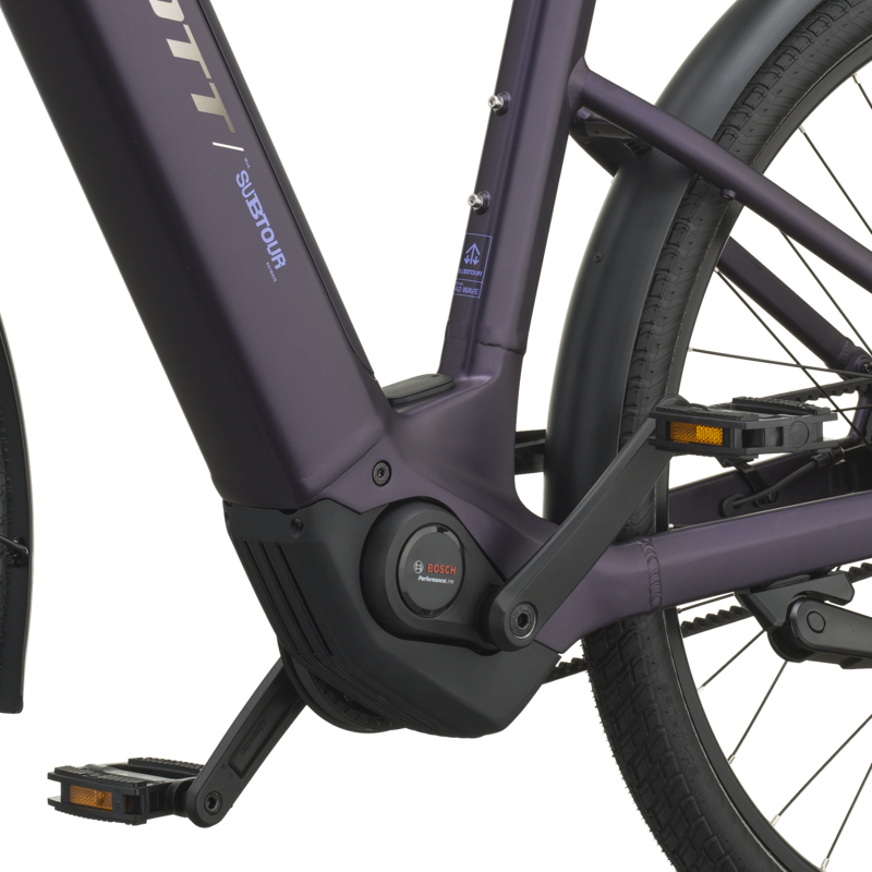 Scott Sub Tour 40 Wave Electric Hybrid Bike 2027 in Royal Purple-6