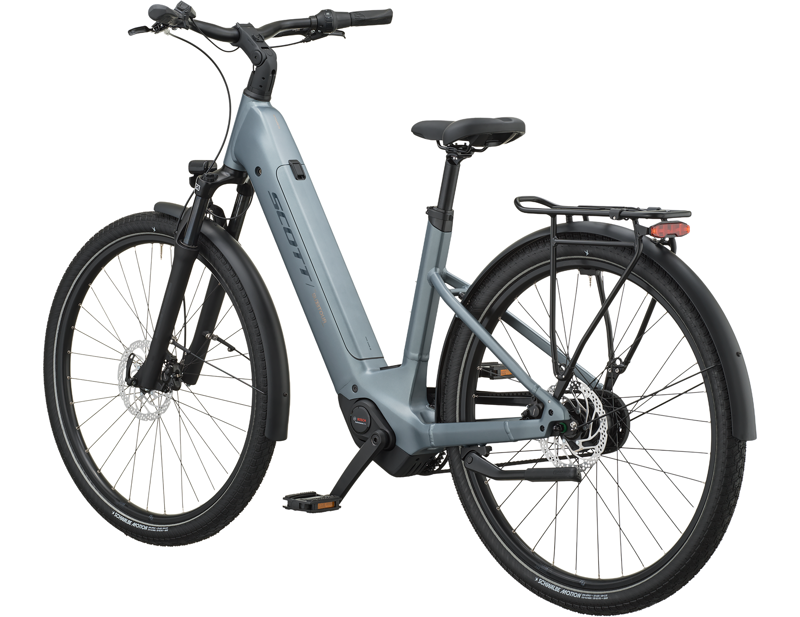 Scott Sub Tour 40 Wave Electric Hybrid Bike 2027 in Shadow Blue-1