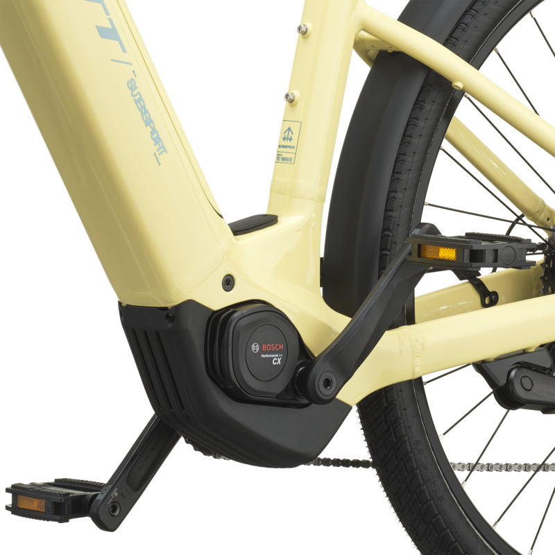 Scott Sub Sport 10 Wave Electric Hybrid Bike 2027 in Canary Yellow-7