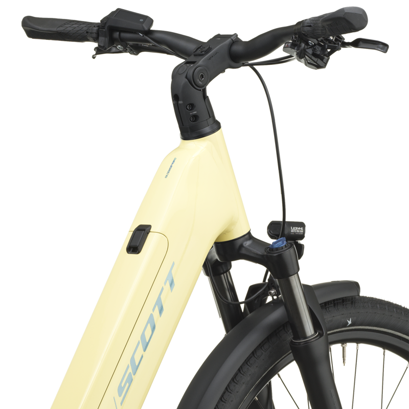 Scott Sub Sport 10 Wave Electric Hybrid Bike 2027 in Canary Yellow-5
