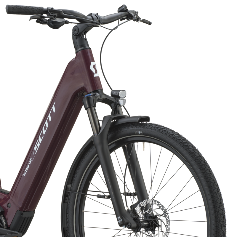 Scott Sub Sport 20 Wave Electric Hybrid Bike 2027 in Aubergine Purple-6