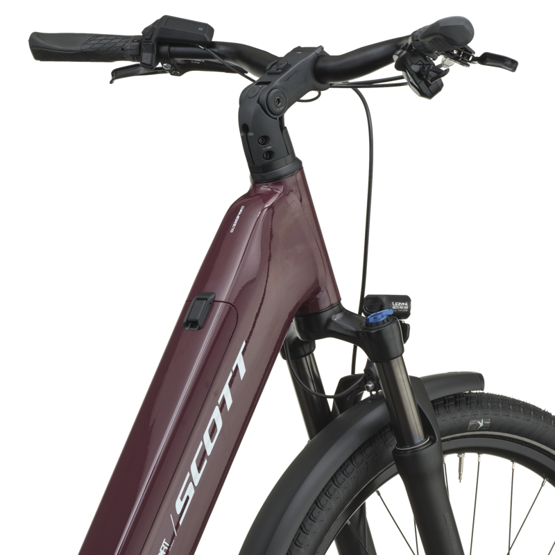 Scott Sub Sport 20 Wave Electric Hybrid Bike 2027 in Aubergine Purple-4