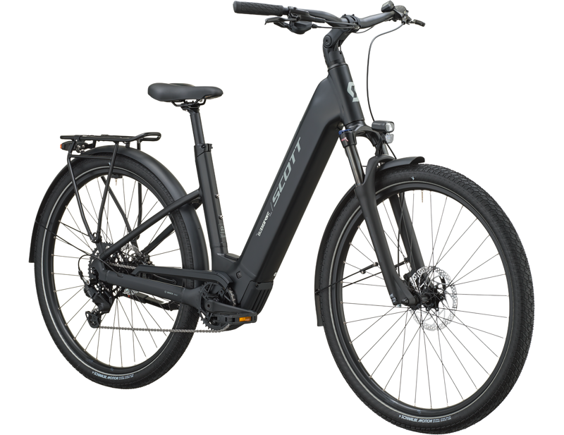 Scott Sub Sport 30 Wave Electric Hybrid Bike 2027 in Black-2