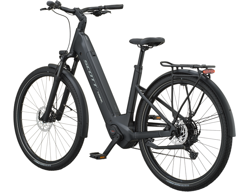 Scott Sub Sport 30 Wave Electric Hybrid Bike 2027 in Black-1