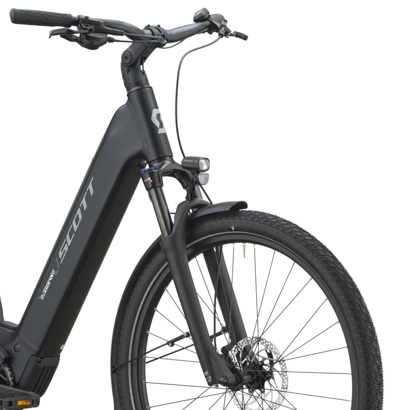 Scott Sub Sport 30 Wave Electric Hybrid Bike 2027 in Black-5