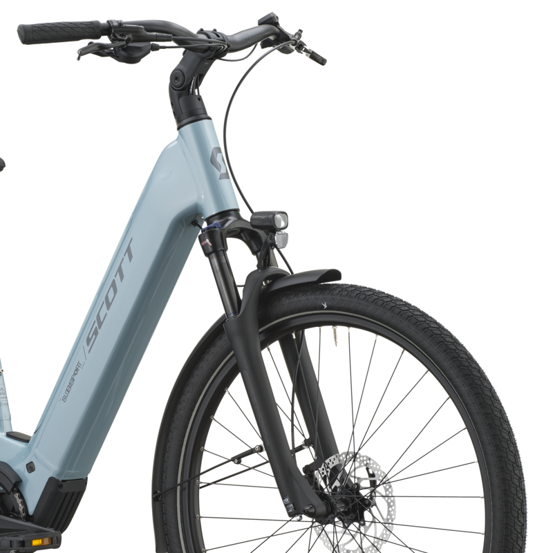Scott Sub Sport 30 Wave Electric Hybrid Bike 2027 in Sterling Blue-5