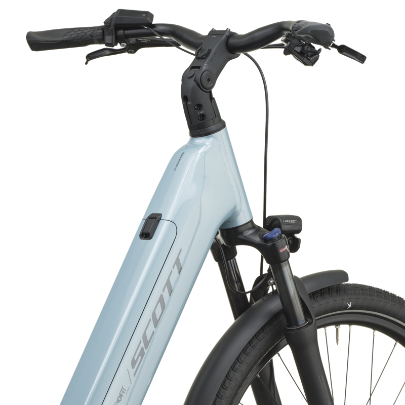 Scott Sub Sport 30 Wave Electric Hybrid Bike 2027 in Sterling Blue-3