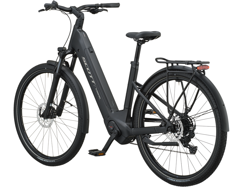 Scott Sub Sport 40 Wave Electric Hybrid Bike 2027 in Black-1