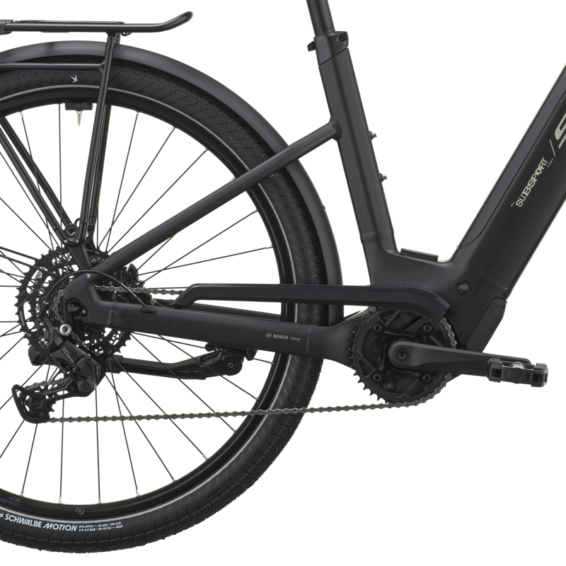 Scott Sub Sport 40 Wave Electric Hybrid Bike 2027 in Black-6