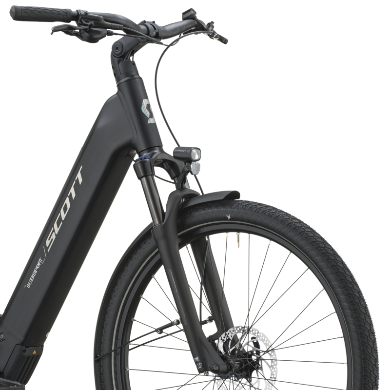 Scott Sub Sport 40 Wave Electric Hybrid Bike 2027 in Black-5
