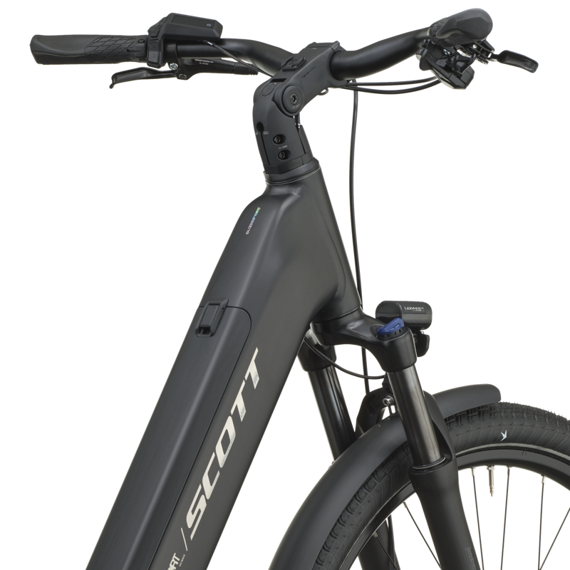 Scott Sub Sport 40 Wave Electric Hybrid Bike 2027 in Black-3