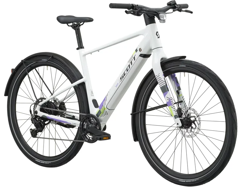 Scott Sweep 10 Electric Hybrid Bike 2027 in Signal White-1