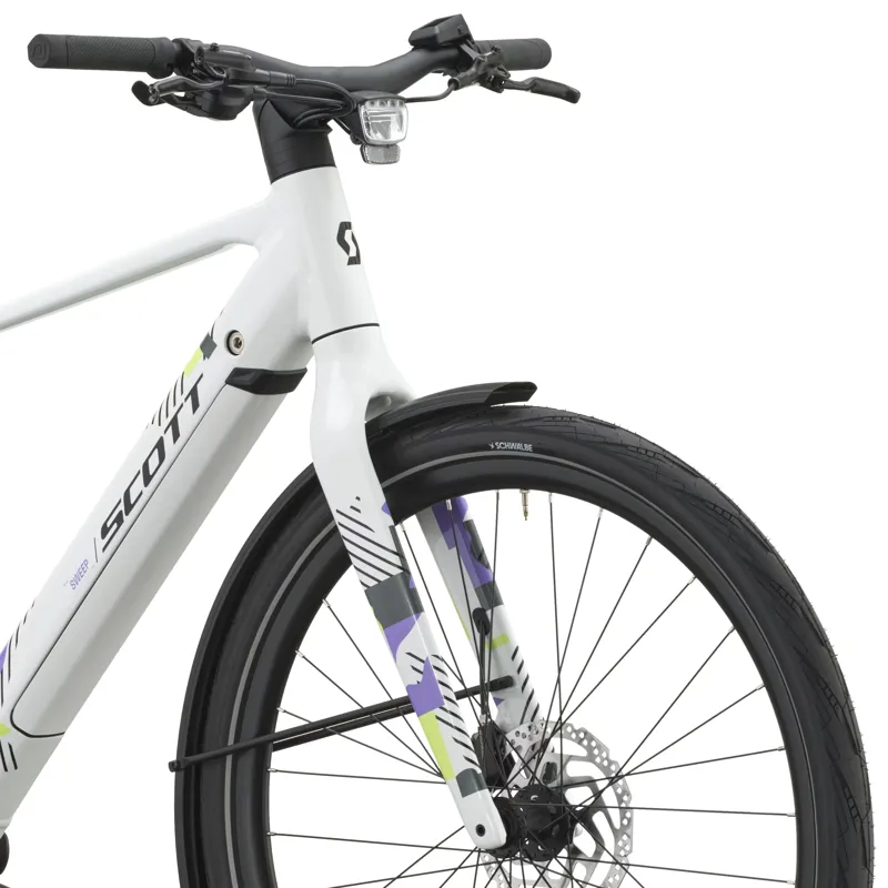 Scott Sweep 10 Electric Hybrid Bike 2027 in Signal White-7