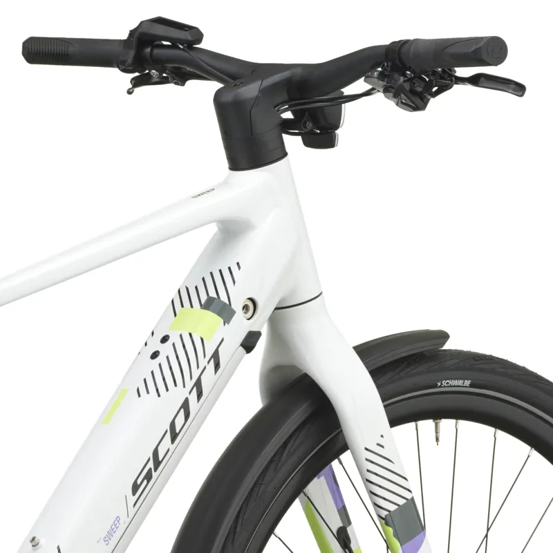 Scott Sweep 10 Electric Hybrid Bike 2027 in Signal White-5