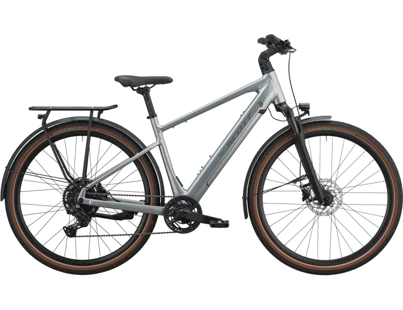 Scott Sweep 20 Electric Hybrid Bike 2027 in Chrome Silver