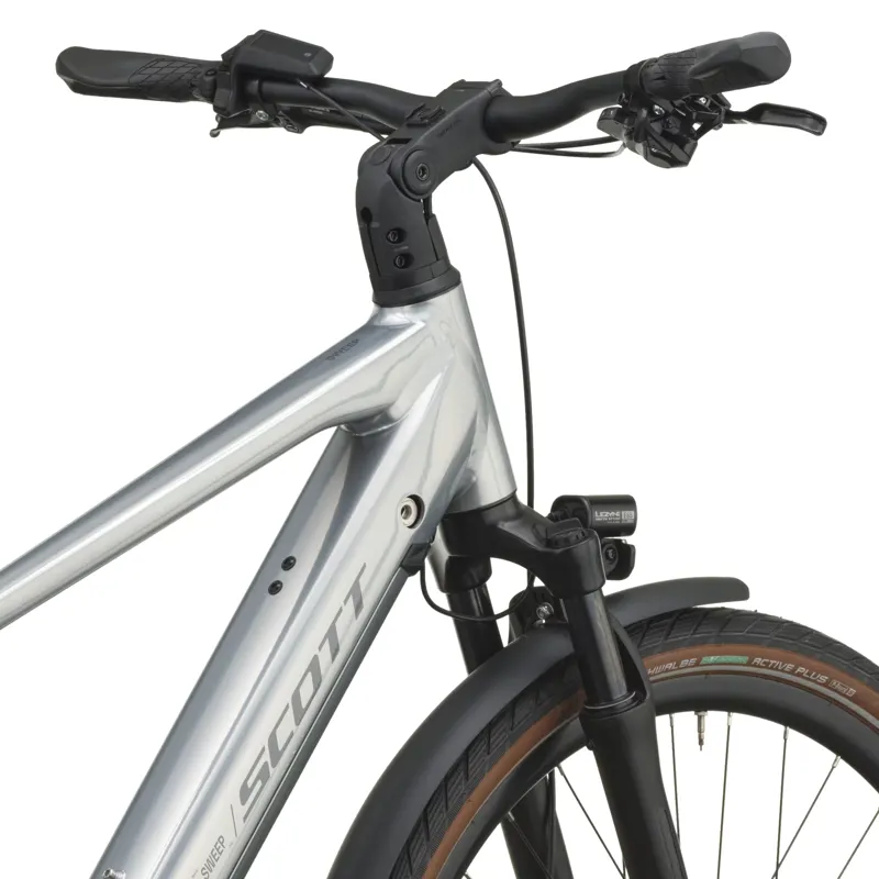 Scott Sweep 20 Electric Hybrid Bike 2027 in Chrome Silver-5