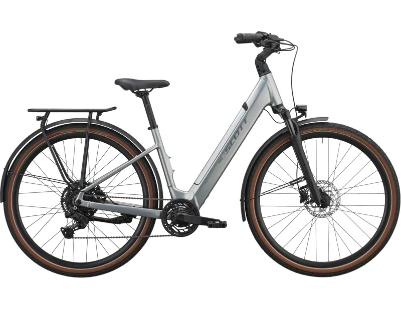Scott Sweep 20 Wave Electric Hybrid Bike 2027 in Chrome Silver