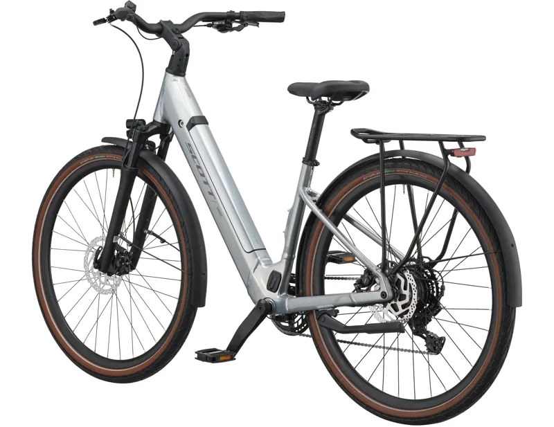 Scott Sweep 20 Wave Electric Hybrid Bike 2027 in Chrome Silver-2
