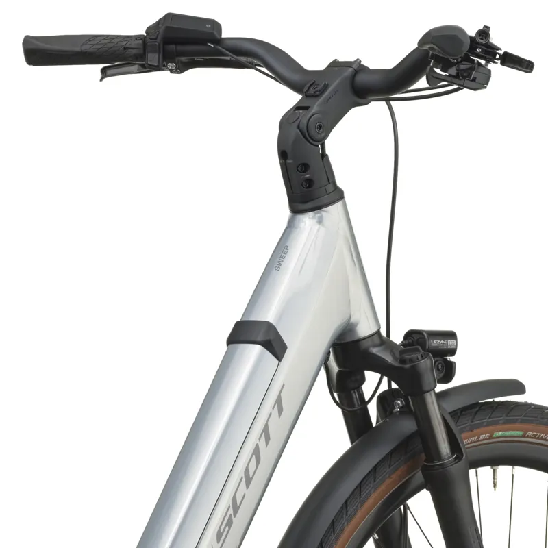 Scott Sweep 20 Wave Electric Hybrid Bike 2027 in Chrome Silver-5