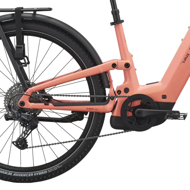 Scott E-Ville 10 SUV Electric Hybrid Bike 2027 in Peach Pink-3
