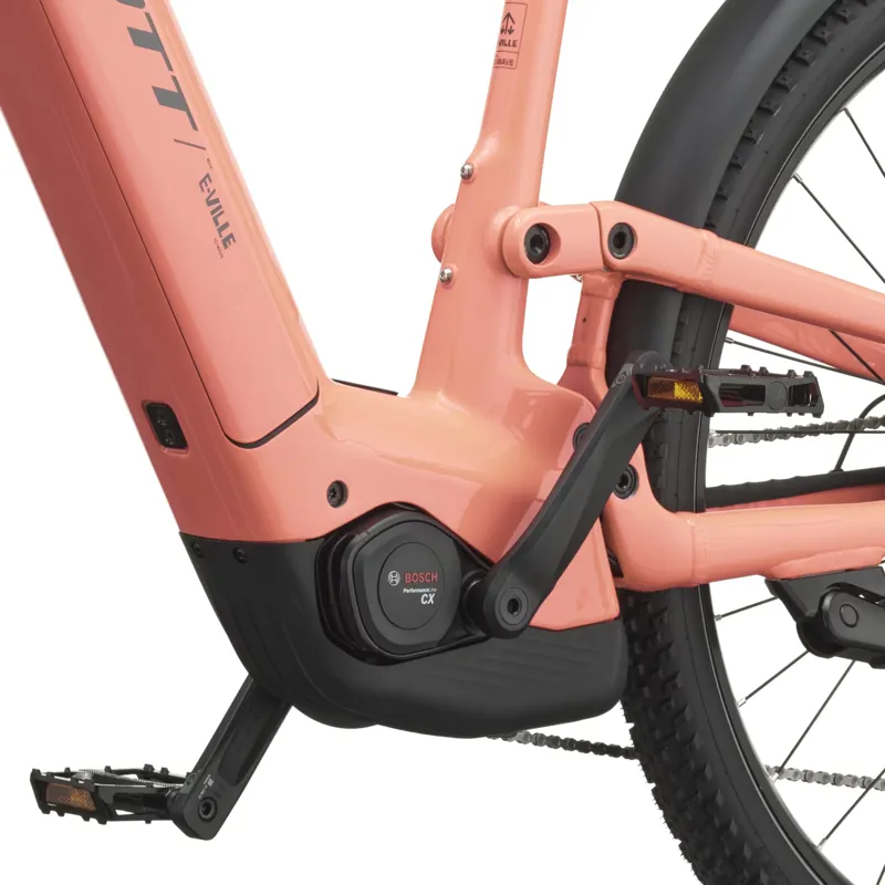 Scott E-Ville 10 SUV Electric Hybrid Bike 2027 in Peach Pink-6