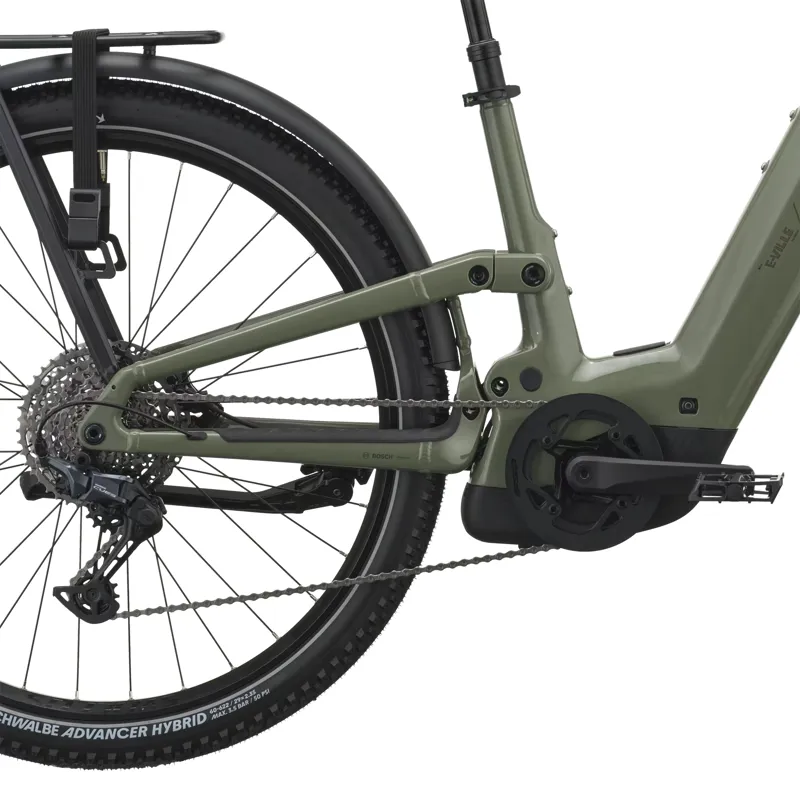 Scott E-Ville 10 SUV Electric Hybrid Bike 2027 in Tawny Green-3