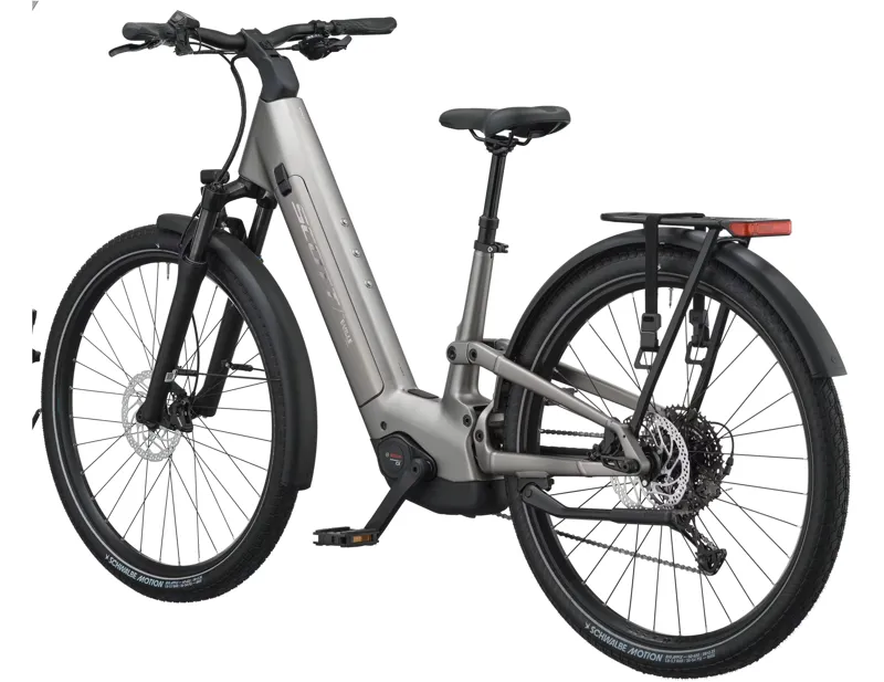 Scott E-VILLE 20 Electric Hybrid Bike 2027 in Tungsten Grey-1