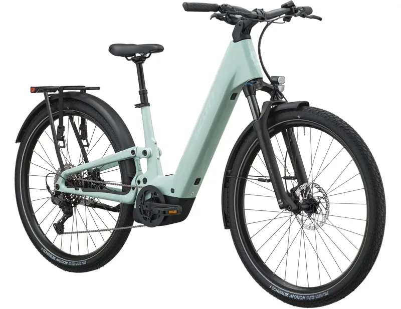 Scott E-VILLE 20 Electric Hybrid Bike 2027 in Silt Green-2