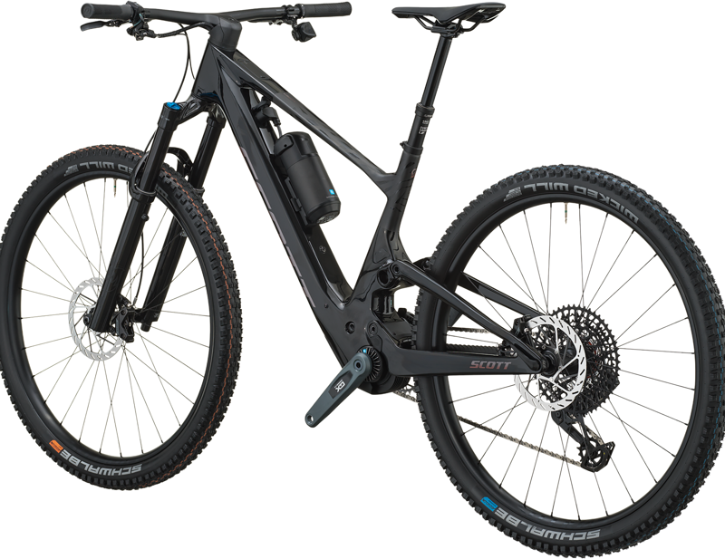 Scott Lumen 900 Electric Full Suspension Mountain Bike 2027 in Piano Black and Carbon Black-1