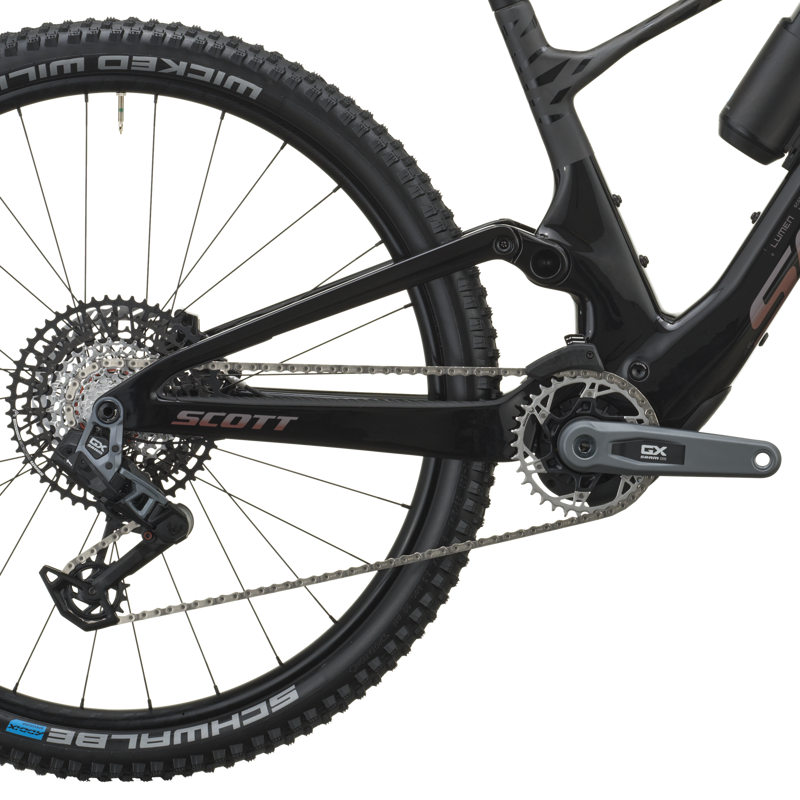 Scott Lumen 900 Electric Full Suspension Mountain Bike 2027 in Piano Black and Carbon Black-6