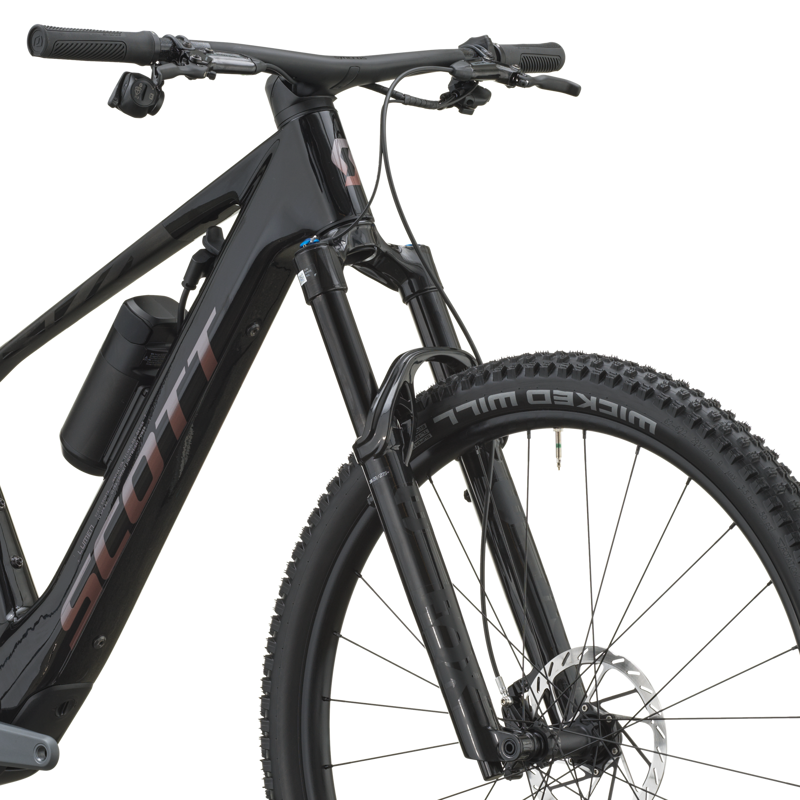 Scott Lumen 900 Electric Full Suspension Mountain Bike 2027 in Piano Black and Carbon Black-5
