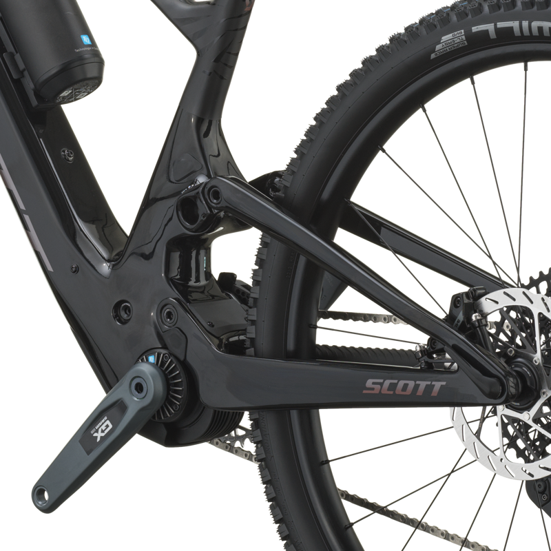 Scott Lumen 900 Electric Full Suspension Mountain Bike 2027 in Piano Black and Carbon Black-7