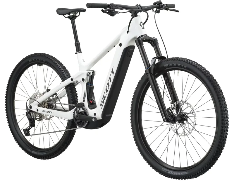 Scott Strike 40 Electric Full Suspension Mountain Bike 2027 in Pearl White-2